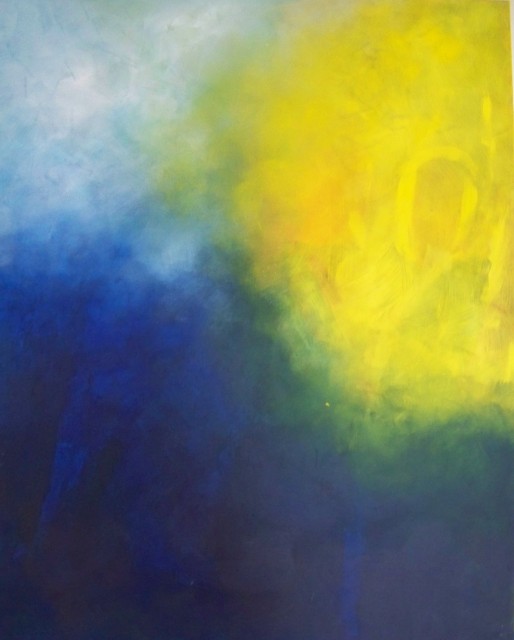 Manuela  Prosperi - Farbkomposition Blau/Gelb